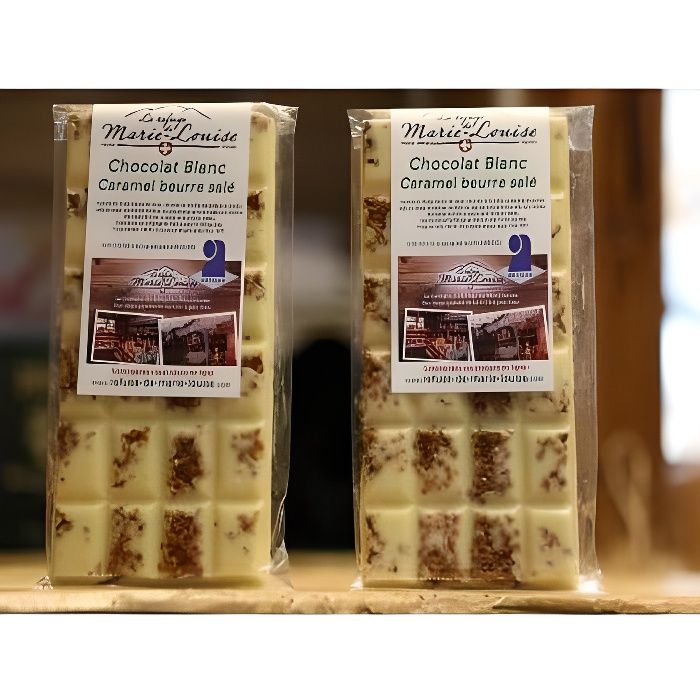 Chocolat de Savoie blanc caramel beurre salé