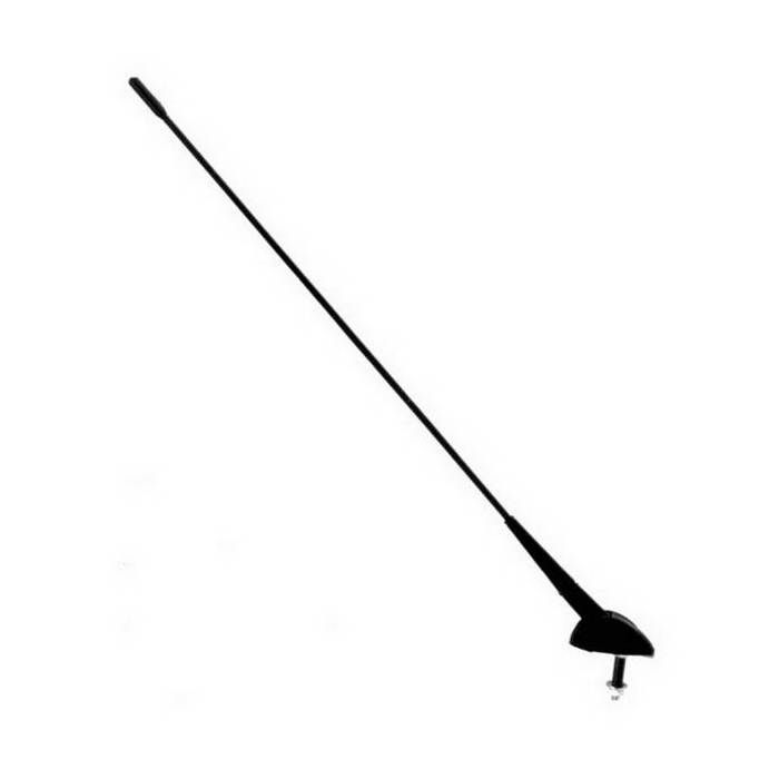 Antenne de toit universelle noire.