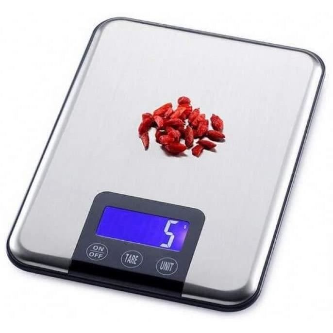Pèse-personne mécaniques NMDCDH Balance de Cuisine à écran Tactile 15Kg Big Food Diet Balance Poids Slim en Acier Inoxyd 645075