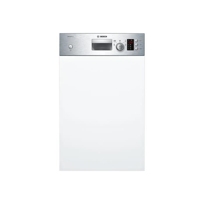 Lave-vaisselle encastrable BOSCH SPI25CS03E - 9 couverts - Largeur 45 cm - Classe A+ - 46 dB - A+ - L 45 cm - Bandeau inox