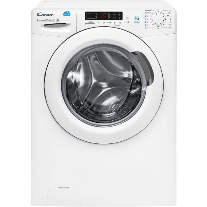 Lave Linge séchant - CANDY CSW 475D/5-S - Frontal - Lav 7kg / Sech 5kg - 60 cm Largeur - Classe A - 1400 tours / min - Blanc