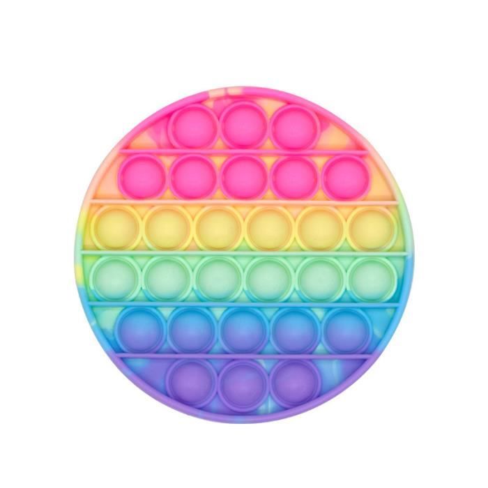 Forme Ronde, Pop it Fidget Toys Pack, Fidgets Toy Anti Stress, Popit Games Pas Cher, Popits multicolores Fidget Toys