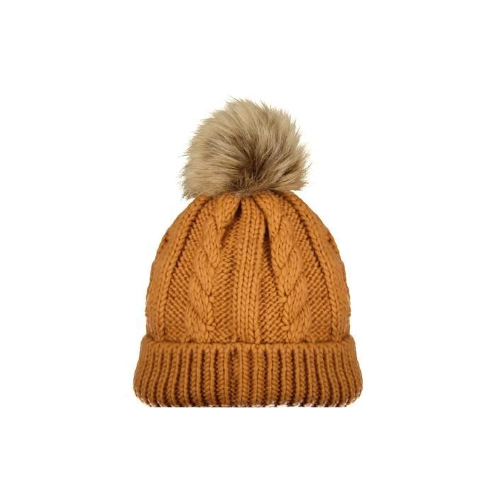 DEELUXE Bonnet à pompon PRALOUP Caramel
