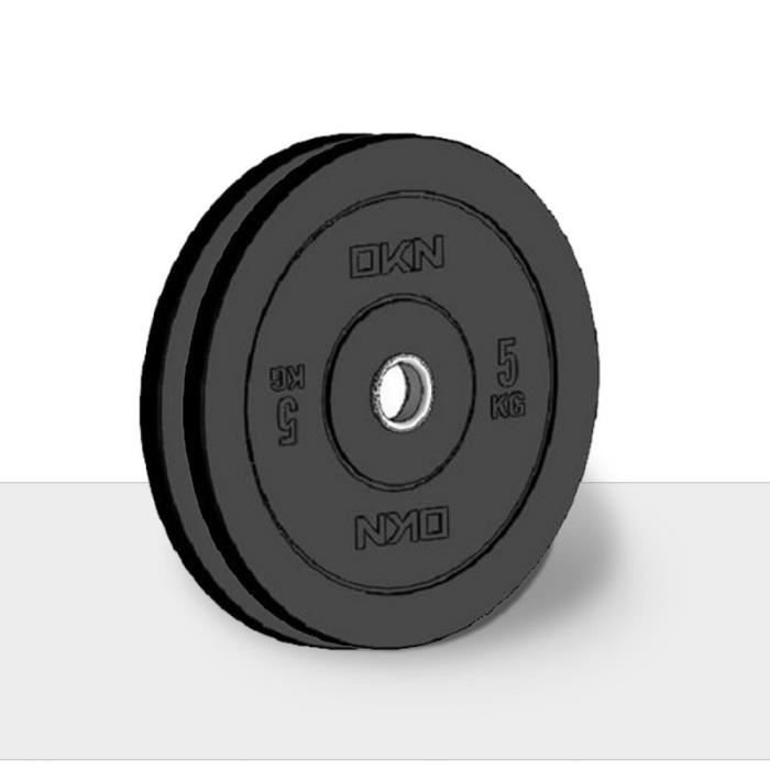 Disques olympiques DKN la paire poids au choix 10 kg Couleur Multiples
