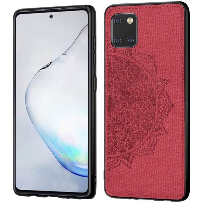 etui pour Samsung Galaxy Note 10 Lite, etui de protection anti-choc anti-rayures et anti-choc en cuir PU ultra fin pour Samsung AC