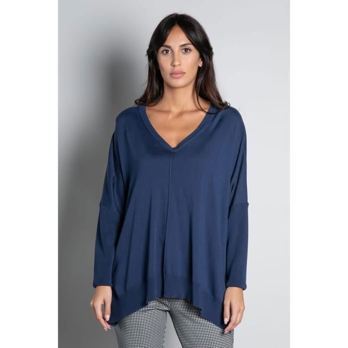 DEELUXE Pull uni oversize ALEGRA Dark Blue