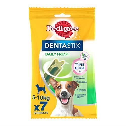 Pedigree Dentastix Fresh - Friandises pour petit chien, 70 bâtonnets à mâcher pour l'hygiène bucco-dentaire (10 sach 10533509