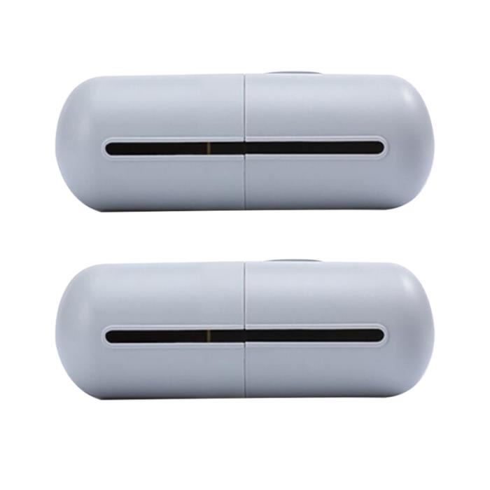 2 pcs mural sac poubelle conteneur forme de capsule distributeur boîte de rangement pour ORGANISEUR DE SIEGE - POCHE DE RANGEMENT