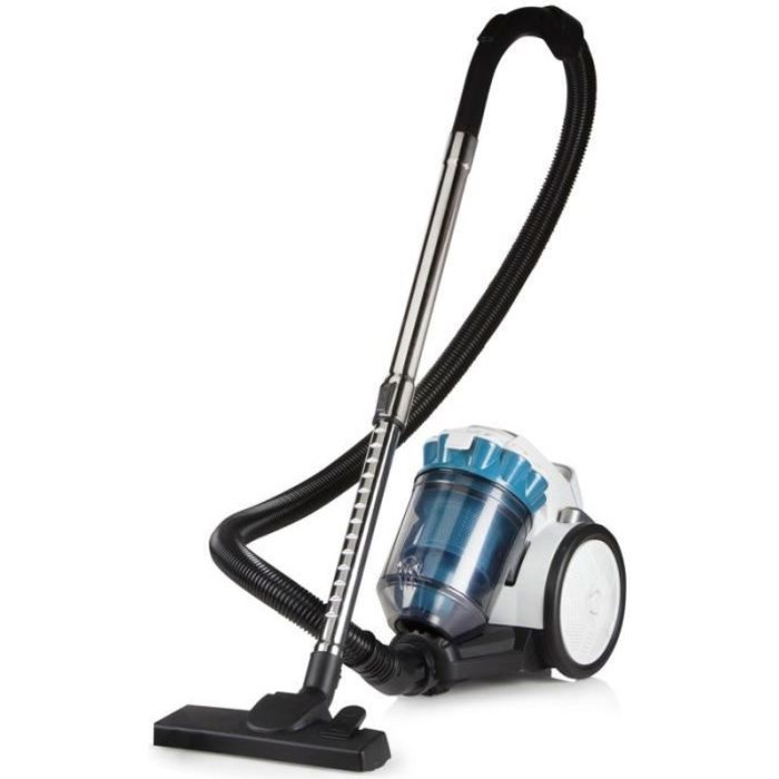 PRIMO PR503VC Aspirateur sans Sac - Multi Cyclone - Bleu-Blanc