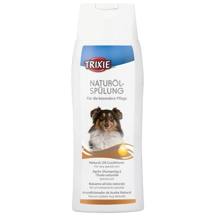 TRIXIE Après-shampoing à l'huile naturelle 250 ml pour chien