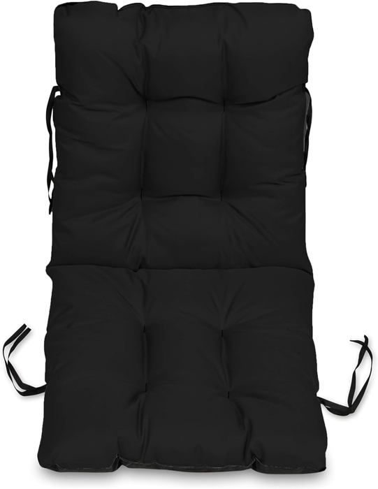 Coussin Double Pour Chaise Papasan - Imperméable, Épais 15cm, Taille 170x120cm - Pour Jardin, Terrasse, Hamac