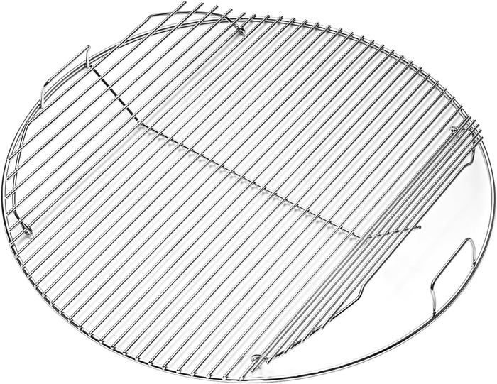 Grille Cuisson Weber 57cm GLARETEX - Acier Inoxydable, Centre Amovible, Compatible Master-Touch