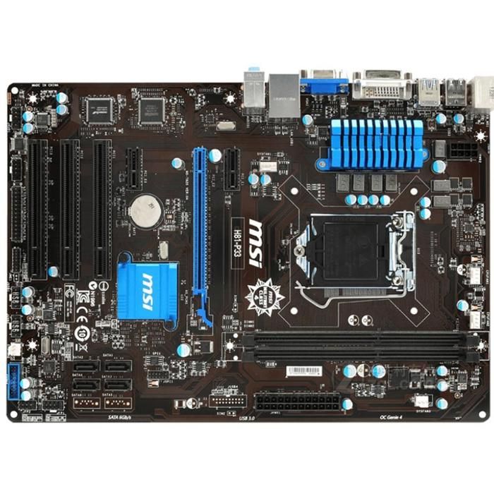 Carte mère MSI H81-P33 Intel H81 LGA 1150 2xDDR3 SDRAM 16 Go ATX - Msi