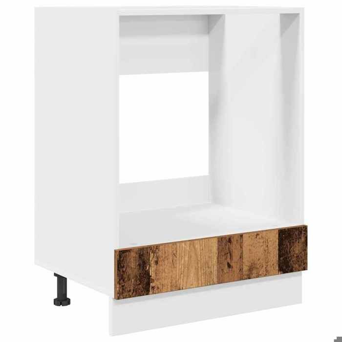 CHIC Buffet de cuisine - Ensemble de four en bois ancien – 60x46x81.5 cm en bois dingénierie @@488@