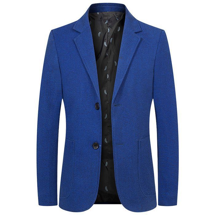 Blazer Homme 1 Bouton Slim Fit – Veste Costume Élégante Polyvalente | Blazer Mariage Business Casual Soirée, Coupe Ajustée Moderne