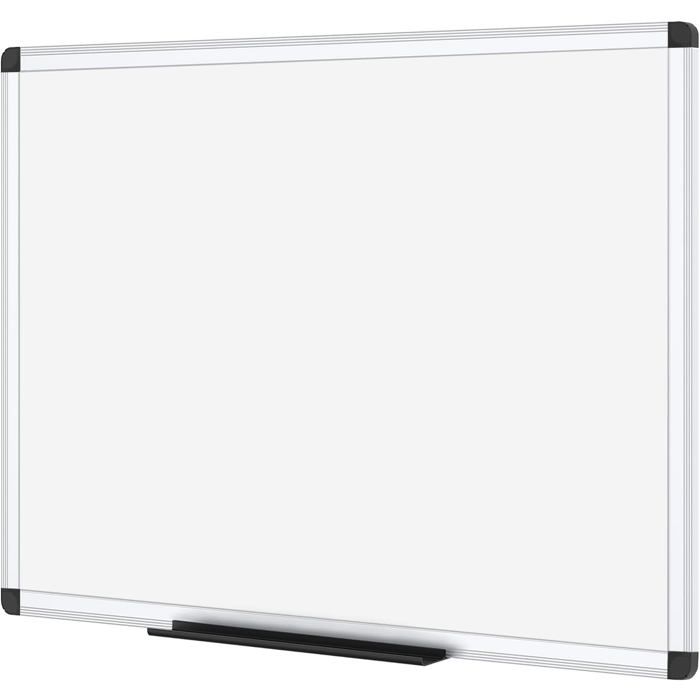 VIZ-PRO Tableau Blanc Magnétique Effaçable à Sec 90x60 Cm – Idéal Bureau, École, Maison Avec Accessoires Complets