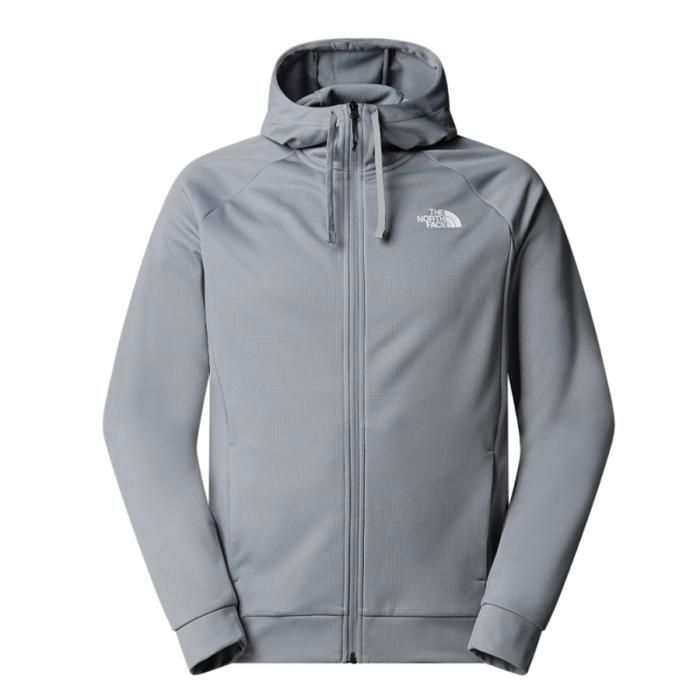 Veste The North Face Reaxion 2.0 Hooded Full Zip – Gris – Monument Grey Dark Heather – à Capuche Zippée