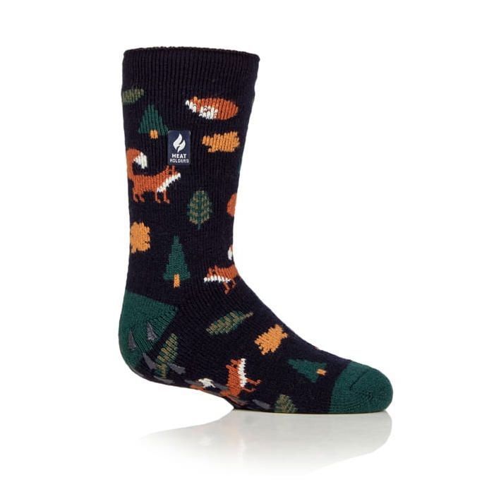 Plaids et chaussettes - Heat Holder : Chaussettes enfant Heat Holders 31/36 - Noir