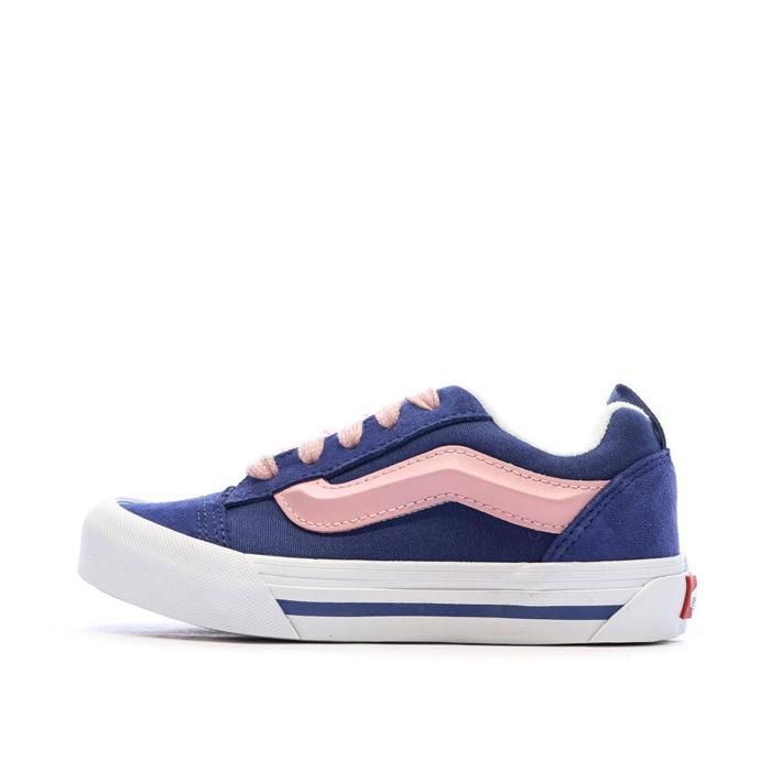 Vans Baskets Bleu/Rose Fille Vans Knu Skool 2