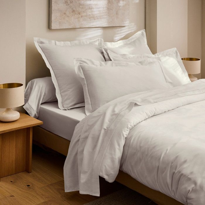 Drap Housse Prestige 100% Satin de coton Peigné 120 fils /cm² Coton Pur - 160x200 - Prestige Sable Drap Housse Prestige 100% Satin de coton Peigné 120 fils /cm² Coton Pur - 160x200 - Prestige Sable