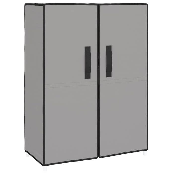 “Winter SaleTOP Meuble à chaussures Gris - Armoire à chaussures Gris 60x28x90cm Tissu PRO18190