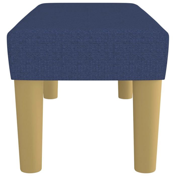 MGH - TOP Meuble de couloir - Banc Bleu 70x30x30 cm - pour salon - Tissu MM122