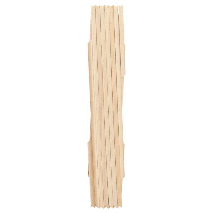 Clôture à treillis en bois de sapin - WIENS - 180x60 cm - Extensible - Lot de 5 pièces - Brun - Utilisation extérieure