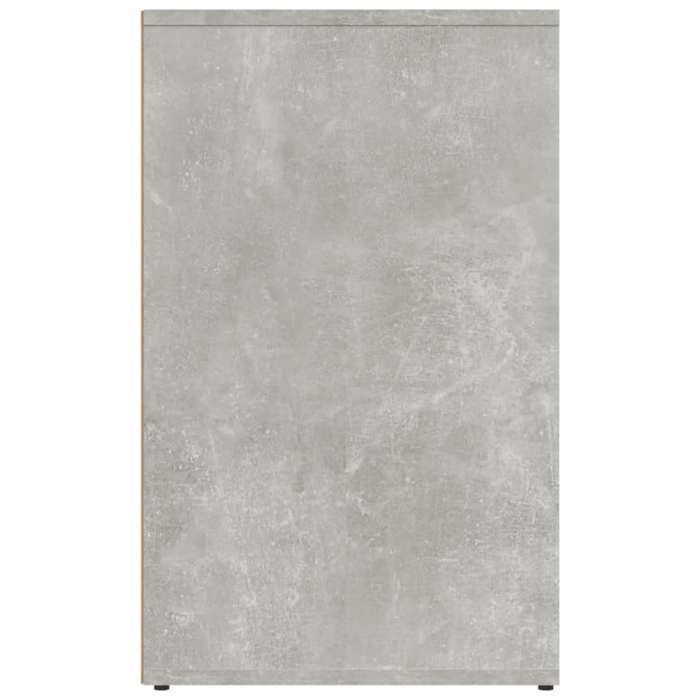 ARMOIRE Gris - LEMON® Armoire de rangement penderie - avec rangement - gris béton - 80x40x65cm - Bois dingénierie 573 - Soldes