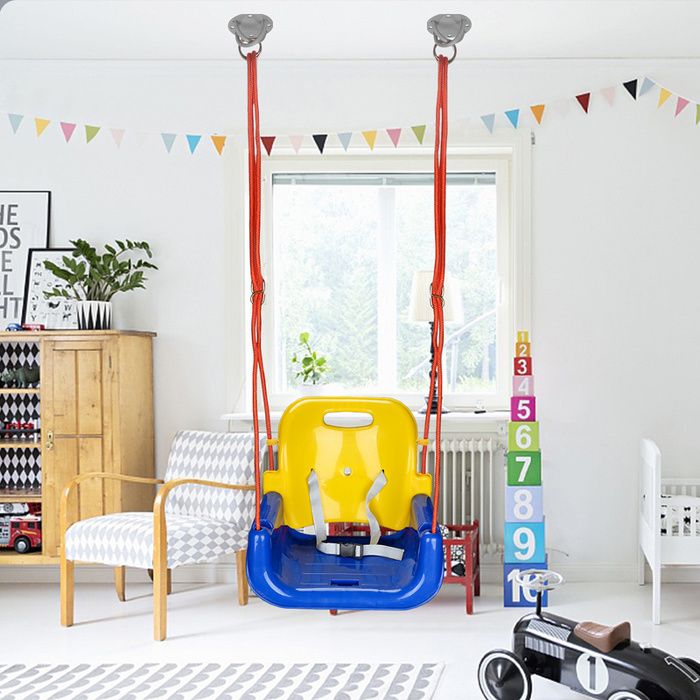Balançoire pour enfants Balançoire de jardin Banc à bascule Bébé 3 en 1 Siège de balançoire pour bébé Les enfants