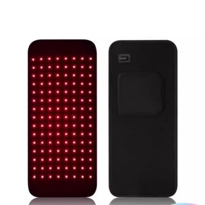 Ceinture de thérapie à lumière rouge 660/850nm 120 LED pour le dos les genoux les épaules avec bandes ajustables