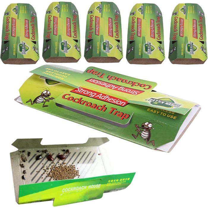 Pièges à Cafards Pièges à Cafards Puissant Produit Anti Cafard Puissant Pièges a Blatte Cafard Professionnel Collant Piège à Cafards