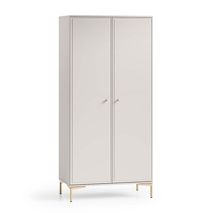 Armoire 2 portes Petits-meubles - Sélène - 89 x 53 x 190cm - Cachemire Armoire 2 portes Petits-meubles - Sélène - 89 x 53 x 190cm - Cachemire