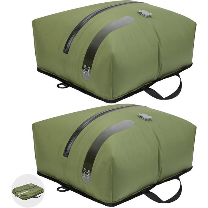 Sac Compression Vêtements Voyage Réutilisable en TPU Imperméable avec Fermeture Eclair pour Valise et Bagage à  HOUSSE DE RANGEMENT