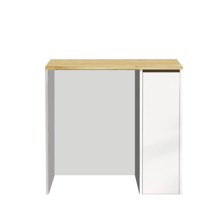 Meuble de salle de bain pour lave-linge en bois SA1 - 93 x 60 x 88 cm - Blanc Meuble de salle de bain pour lave-linge en bois SA1 - 93 x 60 x 88 cm - Blanc