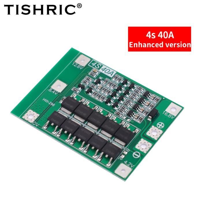 Carte BMS Protection Batterie 3S 12V 40A Avec Équilibrage - Chargeur Lithium PCB