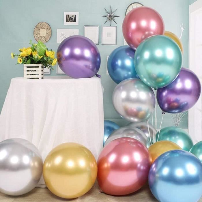 mariage Noël anniversaire Lot de 50 pinces à ballons en forme de fleur pour décoration de fête