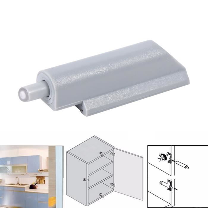 Système D'amortisseur Pour Porte D'armoire - Tête Aimantée, Poussoir, Tampon - Uxcell (lot De Pièces)
