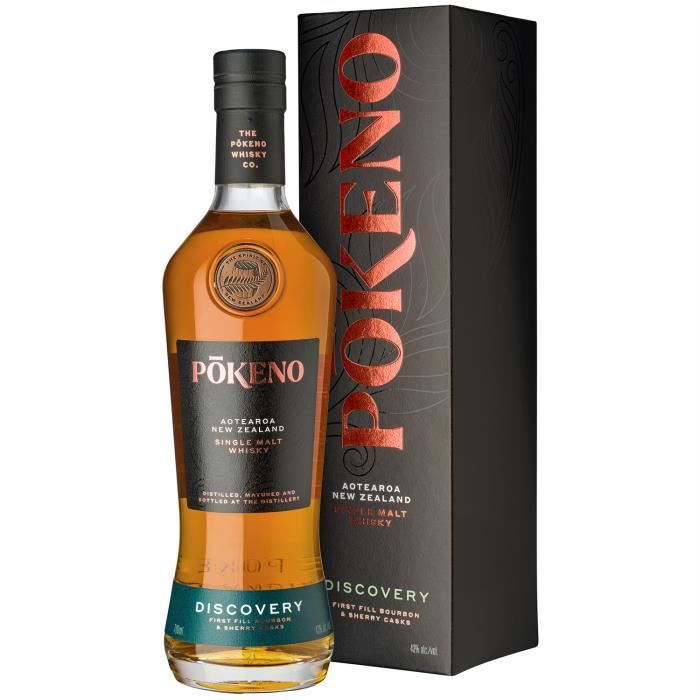 Whisky Pokeno Discovery Single Malt - Origine Nouvelle-Zélande - 70cl ...