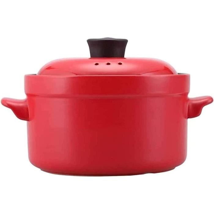 Cocotte en Terre Cuite Casserole en terre cuite Avec poteau de soupe au