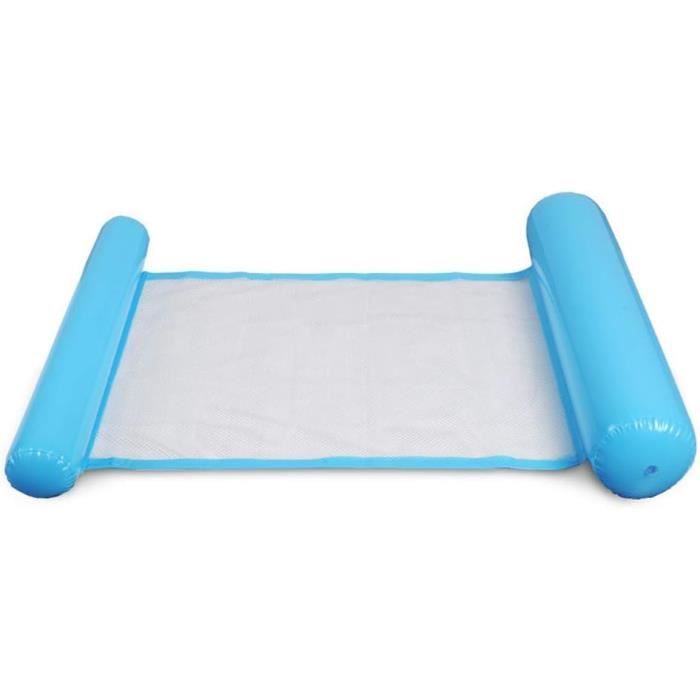 Hamac Gonflable Piscine, 4 en 1 Bouée Matelas Gonflable Facile, Chaise