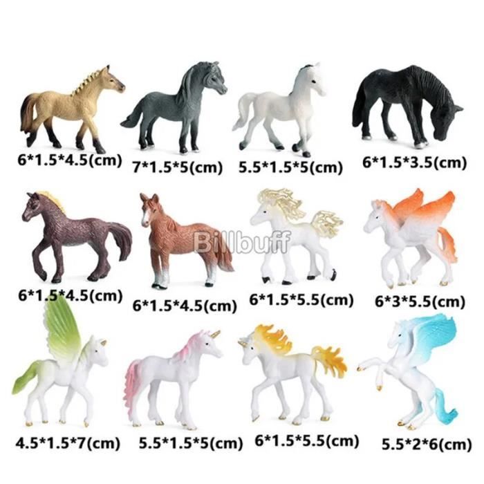 Kit 70 Pièces Clôtures Pour Ferme Et Chevaux - Jouet DIY Créatif Pour Enfants, Simulation Ferme Miniature Avec Animaux