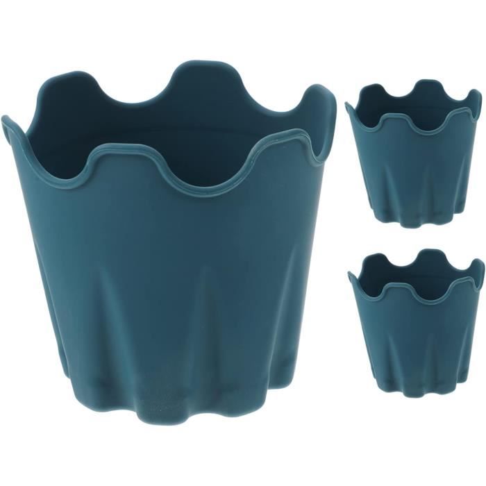 20 Pieds De Pot En Plastique Orange - Rehausseur Pour Jardinières Intérieur/extérieur, 7 X 5,5 X 2,3 Cm - 9