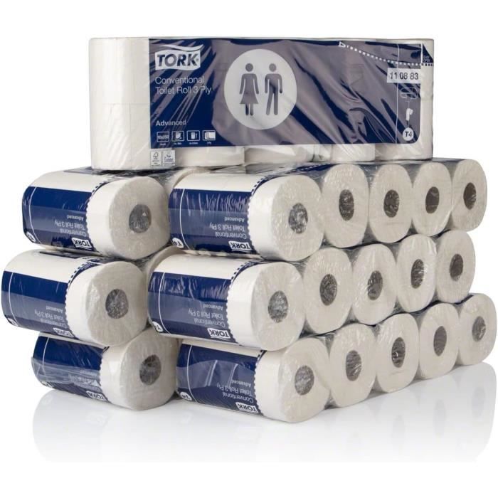 Papier Toilette Premium PlantPaper En Bambou écru - 32 Rouleaux, 3 Plis, Non Blanchi