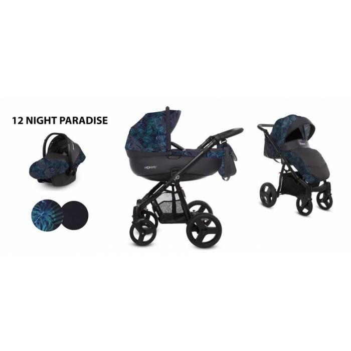 Poussette trio mommy night paradise