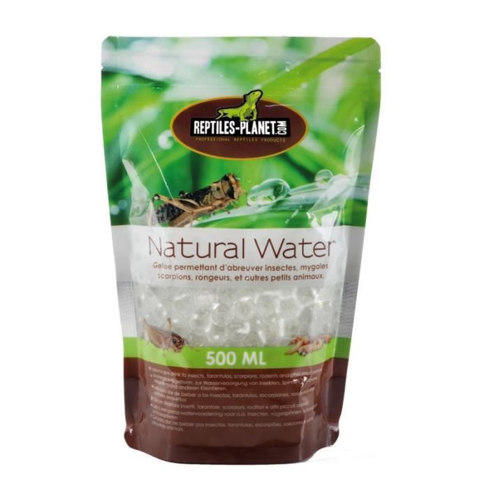 Nourriture Eau Gelifiee Pour Insectes Natural Water 500 Ml Reptiles Planet Cdiscount Animalerie