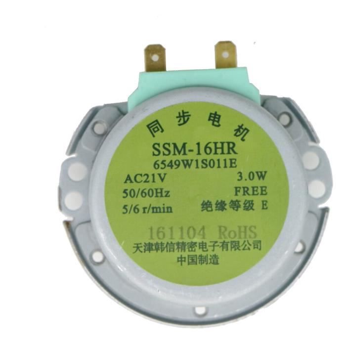 Moteur Synchrone Pour Plateau Tournant De Four à Micro-ondes - AC220-240V 50/60Hz - Référence MDS-4A