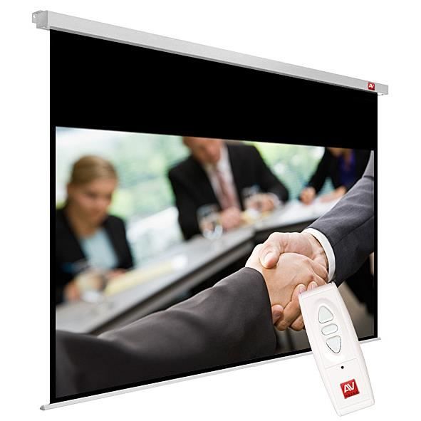 Ecran de projection motorisé Avtek International Business Electric 240 - 235m x 147m - 16:10 - Blanc/Noir