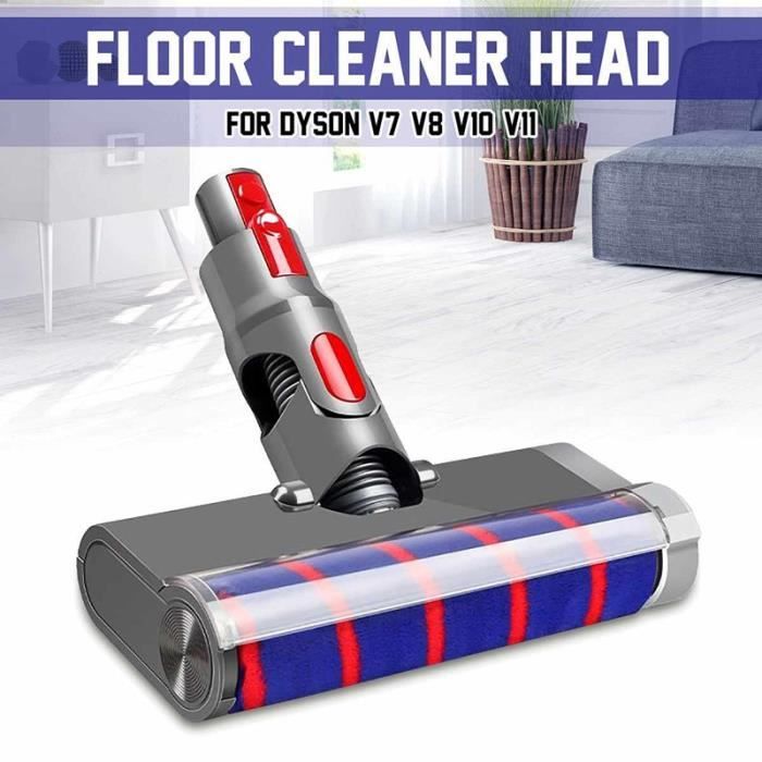 Brosse de Remplacement, Pour Aspirateur Dyson V7 V8 V10 V11, Parquet/Sols  Durs/Tapis/Nettoyage des Coins Sombres - Cdiscount Electroménager