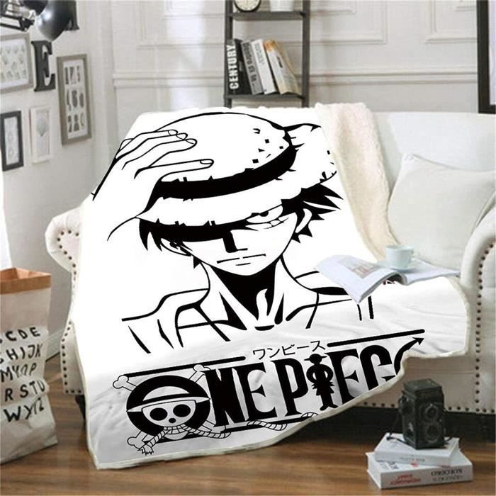 Couverture Plaid One Piece Luffy - Multicolore - Rectangulaire - 70x140cm