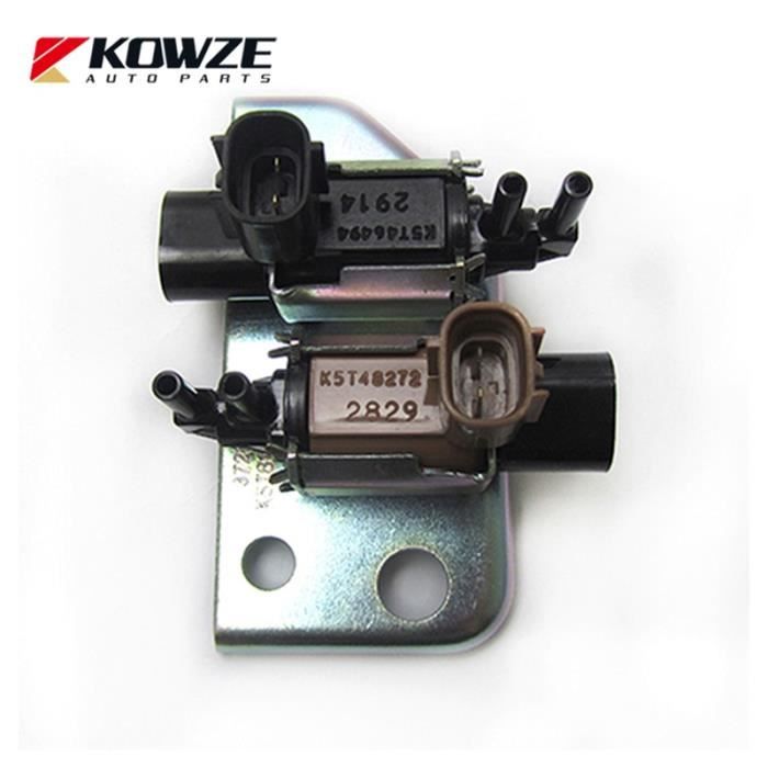 Vanne électromagnétique D'émission de Poussée de Turbo, KIMISS MR577099 Valve De SoléNoïDe D'éMission De Boost K5T46494 pour L200 K74T pour Shogun/Sport pour Pajero/Triton